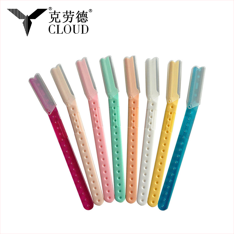 Wenkbrauwtrimmer-scheerapparaat met precisieafdekking