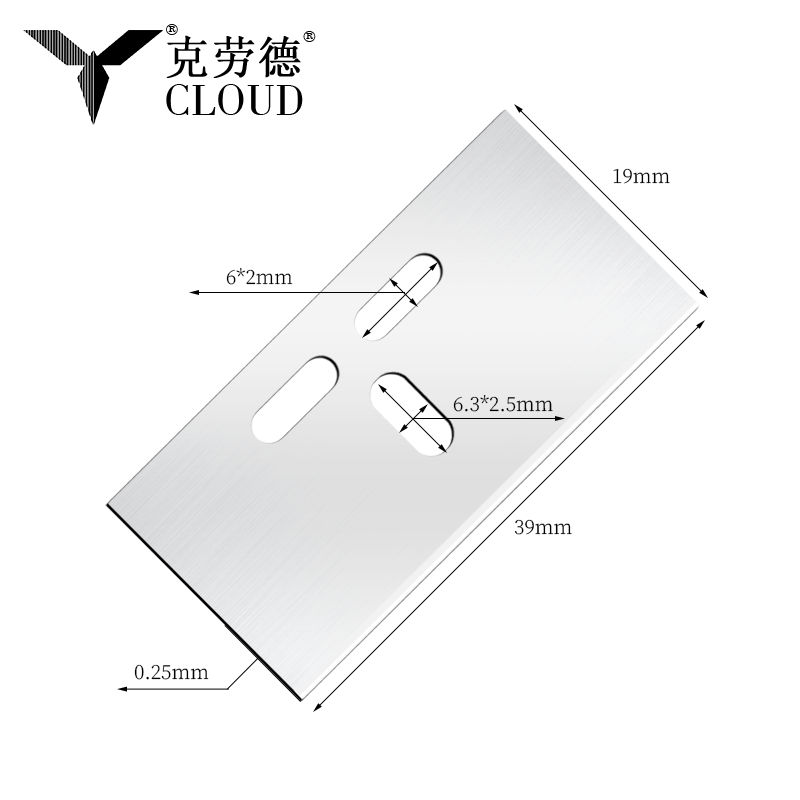 Multifunctionele veiligheidsscheermesjes met enkele rand