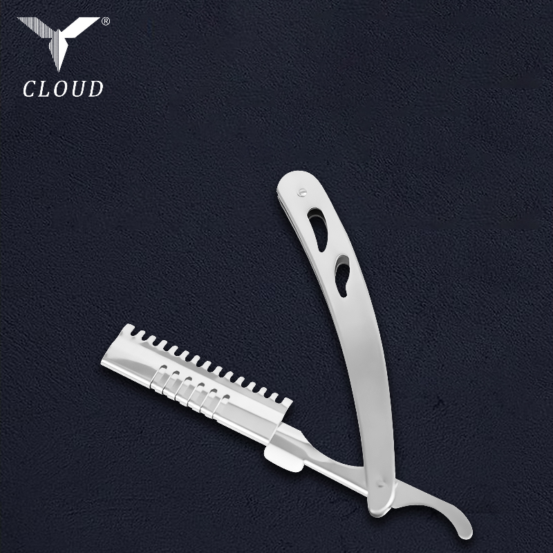 Duurzaam roestvrijstalen gegolfd scheermeshandvat