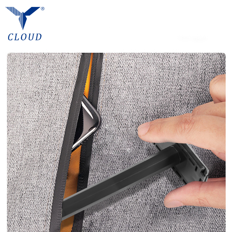 Reisdraagbaar plastic T-vormig scheermes met 74 messen