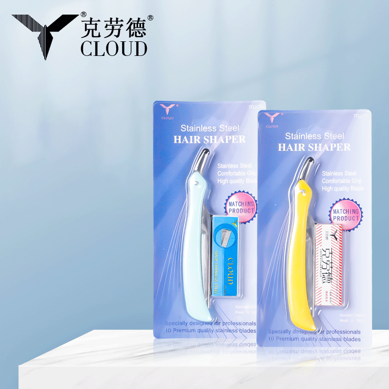 Comfortabele handgreep roestvrijstalen haarvormer 77-bladige scheermesset