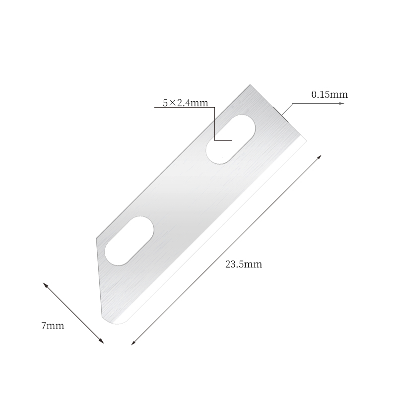 Draagbare ultragladde roestvrijstalen scheermesjes