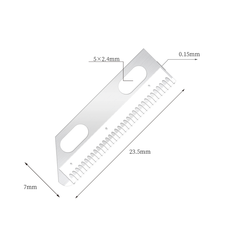 Draagbare ultragladde roestvrijstalen scheermesjes