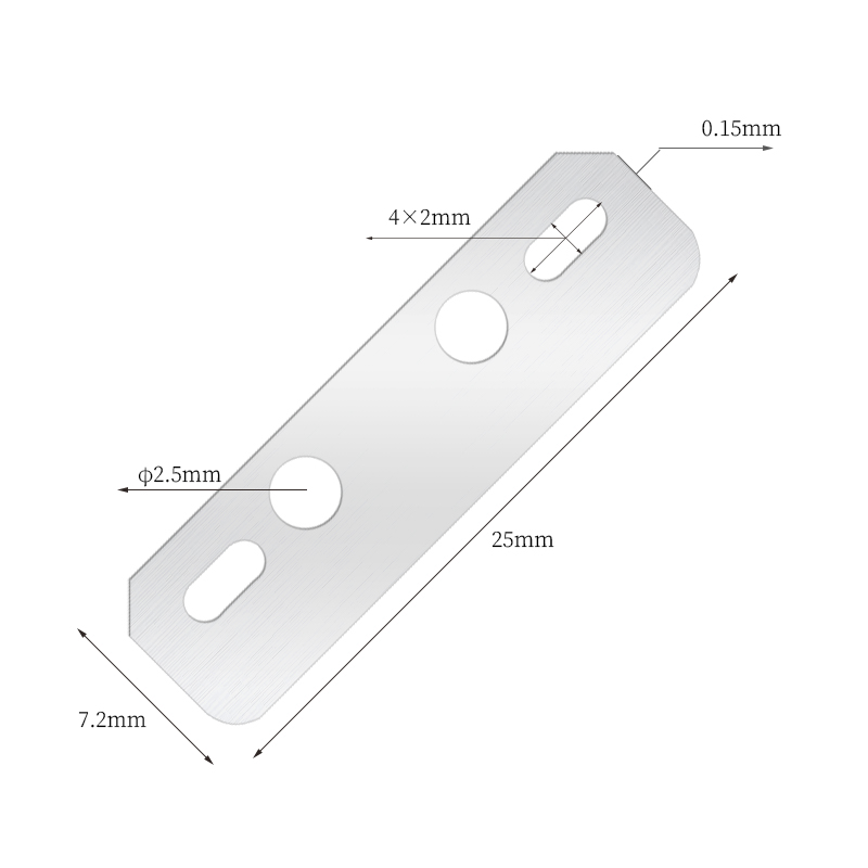 Multifunctioneel zijdeglad wenkbrauwscheermesje