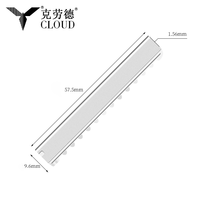 Roestvrijstalen haarsnijbladen met enkele rand