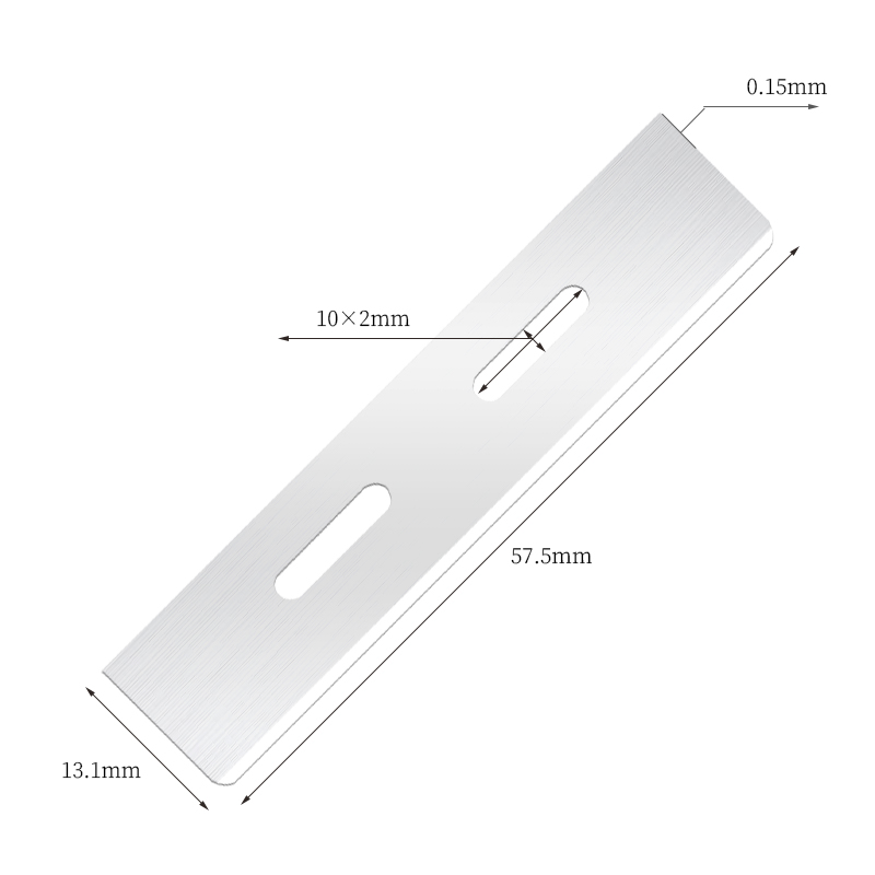Duurzaam herbruikbaar roestvrijstalen wenkbrauwsnijmes