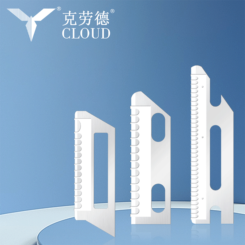 Draagbare ultragladde roestvrijstalen scheermesjes